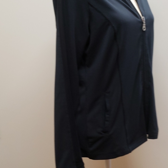 Medium Cabi Black Hoodie with Mesh Inserts A84 - Picture 6 of 9